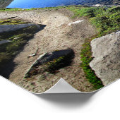 Goddard Divide at Wanda Lake - John Muir Trail Poster (Ecke)