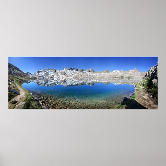 Goddard Divide at Wanda Lake - John Muir Trail Poster (Vorne)
