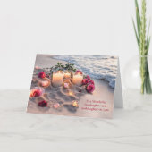 Goddaughter and Wife Congratulations Wedding Day Karte (Vorderseite)