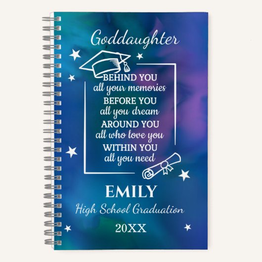 Goddaughter High School Graduation Name Year  Notizblock (Vorderseite)