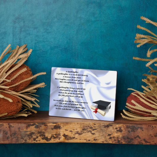 Goddaughter Poem Platte Fotoplatte (Seite)