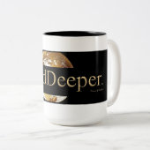#GODDEEPER (TM) Schwarzes 15 Unze Zwei-Ton Tasse (VorderseiteRechts)