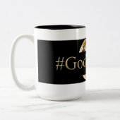 #GODDEEPER (TM) Schwarzes 15 Unze Zwei-Ton Tasse (Links)