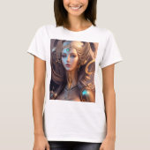 Goddess Aphrodite Cyborg T-Shirt (Vorderseite)