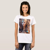Goddess Aphrodite Cyborg T-Shirt (Vorne ganz)