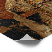 Goddess Artemis: Die Herbstjägerin im Jugendstil Poster (Ecke)