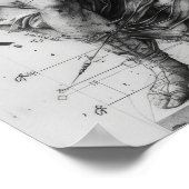 Goddess Athena Art Poster - Mythologische Dekorati (Ecke)