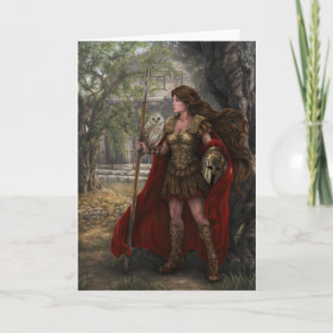 Goddess Athena Card von Künstlerin Lindsay Archer Karte