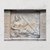 Goddess Athena Relief Postkarte (Vorderseite)