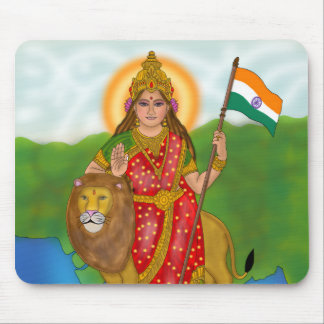 Goddess Bharat Mata  Mousepad