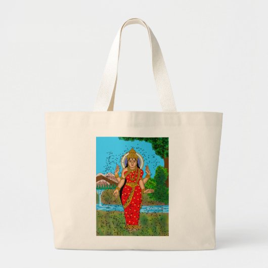 Goddess Bhramari Tote Bag Jumbo Stoffbeutel (Vorne)