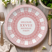 Goddess Birthday Party in Rosa Pappteller