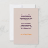 Goddess Blume Danke Karte (Rückseite)