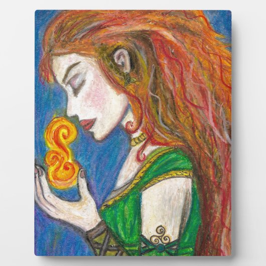 Goddess Brigid Fotoplatte (Vorderseite)