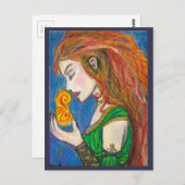 Goddess Brigid Postkarte (Vorne/Hinten)