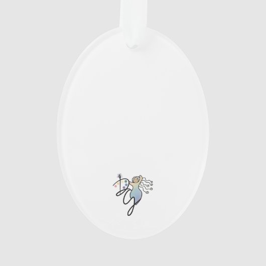 Goddess Cailleach Ornament (Rückseite)