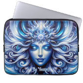 Goddess Celestial Blue Head Januar - Laptopschutzhülle (Vorderseite)