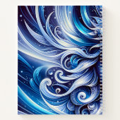 Goddess Celestial Blue Head Januar - Notizblock (Rückseite)