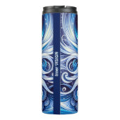 Goddess Celestial Blue Head Januar - Thermosbecher (Rückseite)