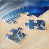 Goddess Celestial White Blue Head Februar - Puzzle