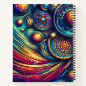 Goddess Colorful Head Round Jewelier März - Notizblock (Rückseite)