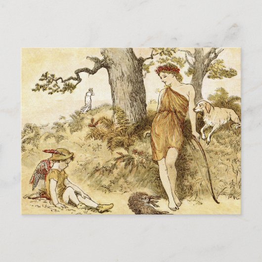 Goddess Diana Postkarte (Vorderseite)