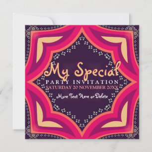 Goddess Diva Special Event-Party Einladung