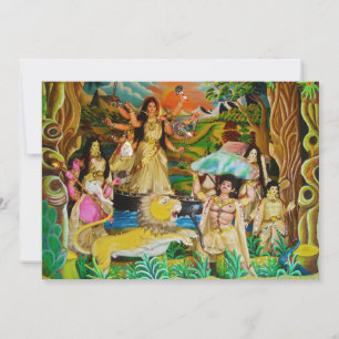 Goddess Durga beim Durga Festival in Burdwan