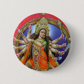 Goddess Durga Button