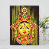 Goddess Durga (Dussehra Festival) Einladung (Stehend Vorderseite)