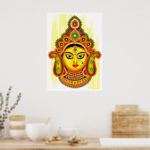 Goddess Durga (Dussehra Festival) Poster (Küche)