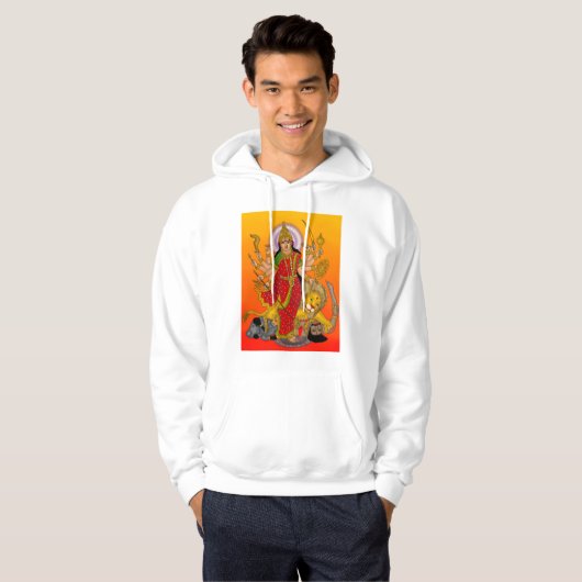 Goddess Durga Hoodie (Vorne ganz)