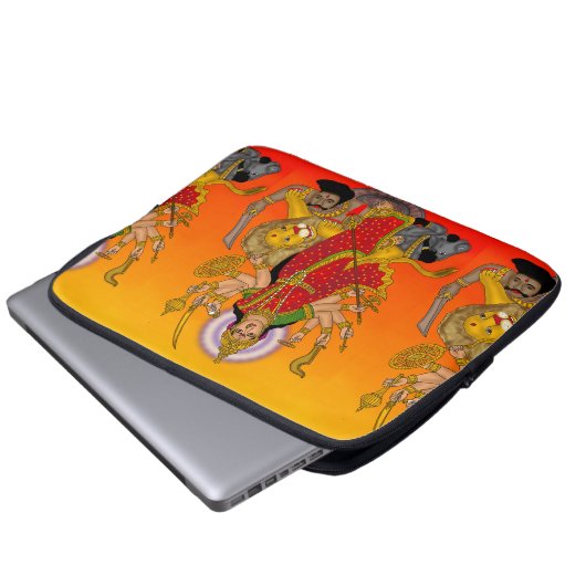 Goddess Durga Laptop Case (Vorne Knopf)