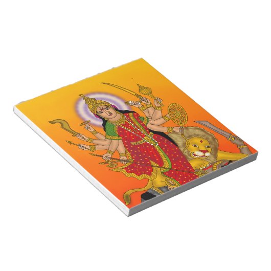 Goddess Durga Notepad Notizblock (angewinkelt)