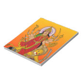 Goddess Durga Notepad Notizblock (Rotiert)