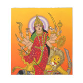 Goddess Durga Notepad Notizblock (Vorderseite)