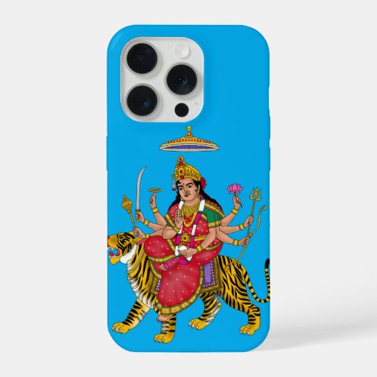 Goddess Durga Phone Cover iPhone Hülle (Rückseite)