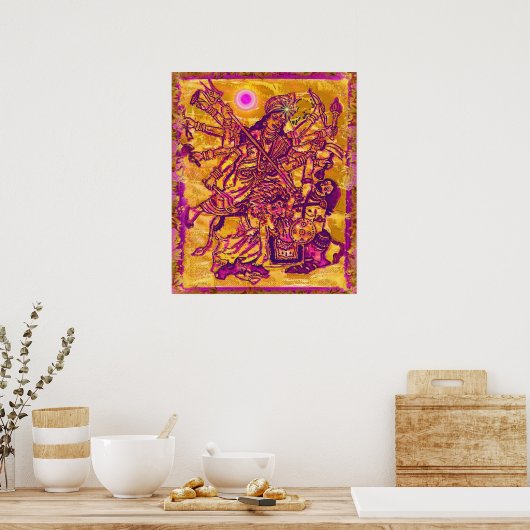 Goddess Durga Poster (Küche)