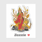 Goddess Durga Sticker (Blatt)
