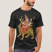 Goddess Durga T - Shirt | Powerful Hindu Devi Durg (Vorderseite)