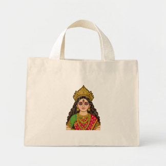 Goddess Durga Tote Bag Mini Stoffbeutel