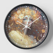 Goddess Fantasy Art Clock Uhr (Vorderseite)
