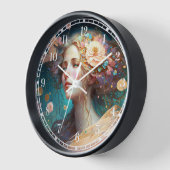 Goddess Fantasy Art Clock Uhr (Winkel)