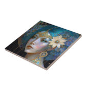 Goddess Fantasy Art Keramik Tile Fliese (Seite)