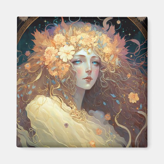 Goddess Fantasy Art Magnet (Vorne)