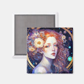 Goddess Fantasy Art Magnet (Vorderseite/Rückseite)