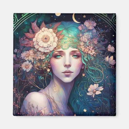 Goddess Fantasy Art Magnet (Vorne)