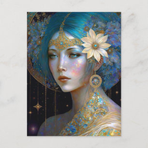 Goddess Fantasy Art Postcard Postkarte