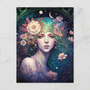 Goddess Fantasy Art Postcard Postkarte