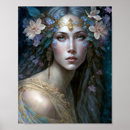Goddess Fantasy Art Poster (Vorne)